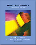 Operations Research: Applications and Algorithms Operations Research: Applications and Algorithms